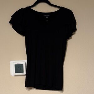 1. State Women's Black Short Sleeve Top